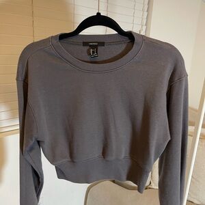 Forever 21 Charcoal Gray Women's Sweatshirt